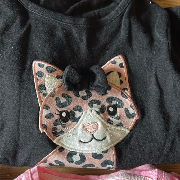 Kids Graphic Long Sleeve T-Shirts - Cute Animal Bundle Size 6 - 7 - Picture 3 of 5